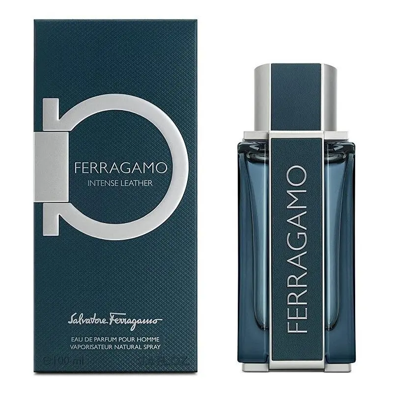 Intense Leather Men 3.4 oz 100 ml Eau De Parfum Spray by Salvatore Ferragamo