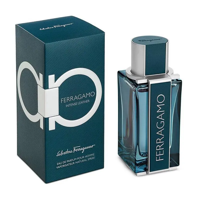 Intense Leather Men 3.4 oz 100 ml Eau De Parfum Spray by Salvatore Ferragamo