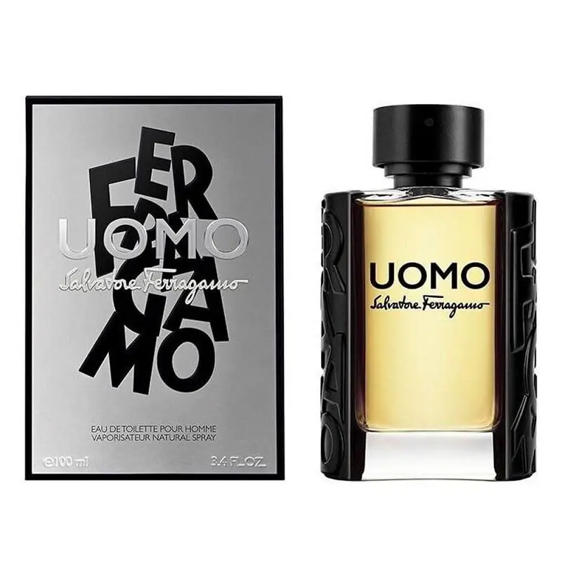 Uomo Men 3.4 oz 100 ml Eau De Toilette Spray by Salvatore Ferragamo