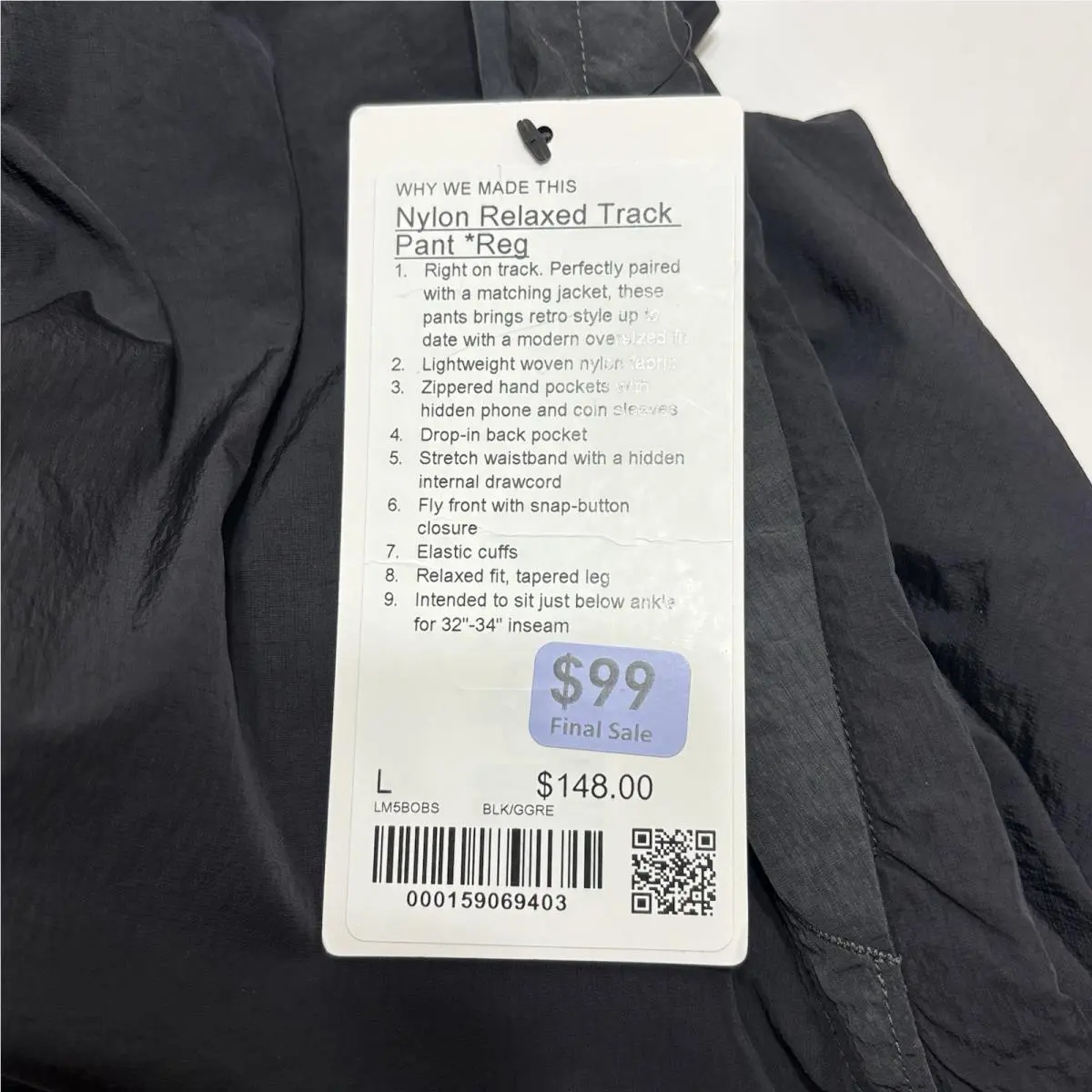 Lululemon clothing - Gray 5