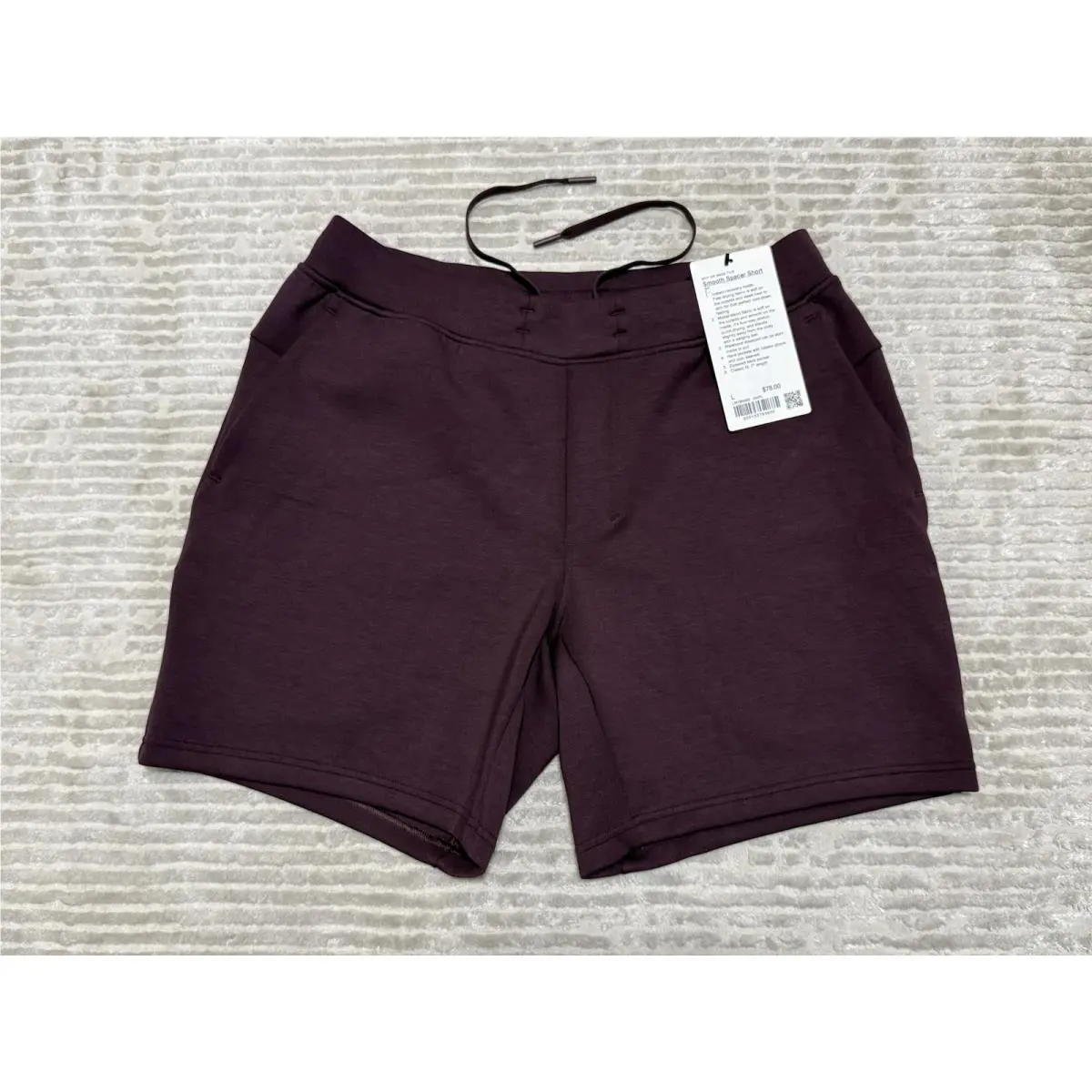 Lululemon Smooth Spacer Short 7” Inch Shorts Goodnight Plum - Large