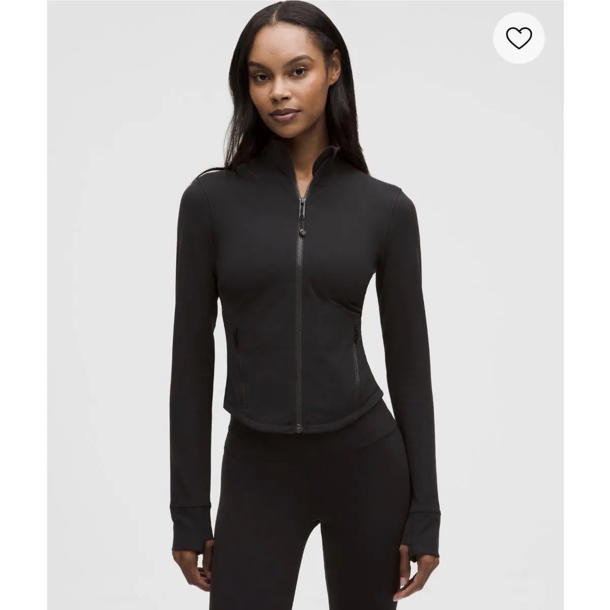 Lululemon Define Mesh Back Jacket Nulu Size 12 Black