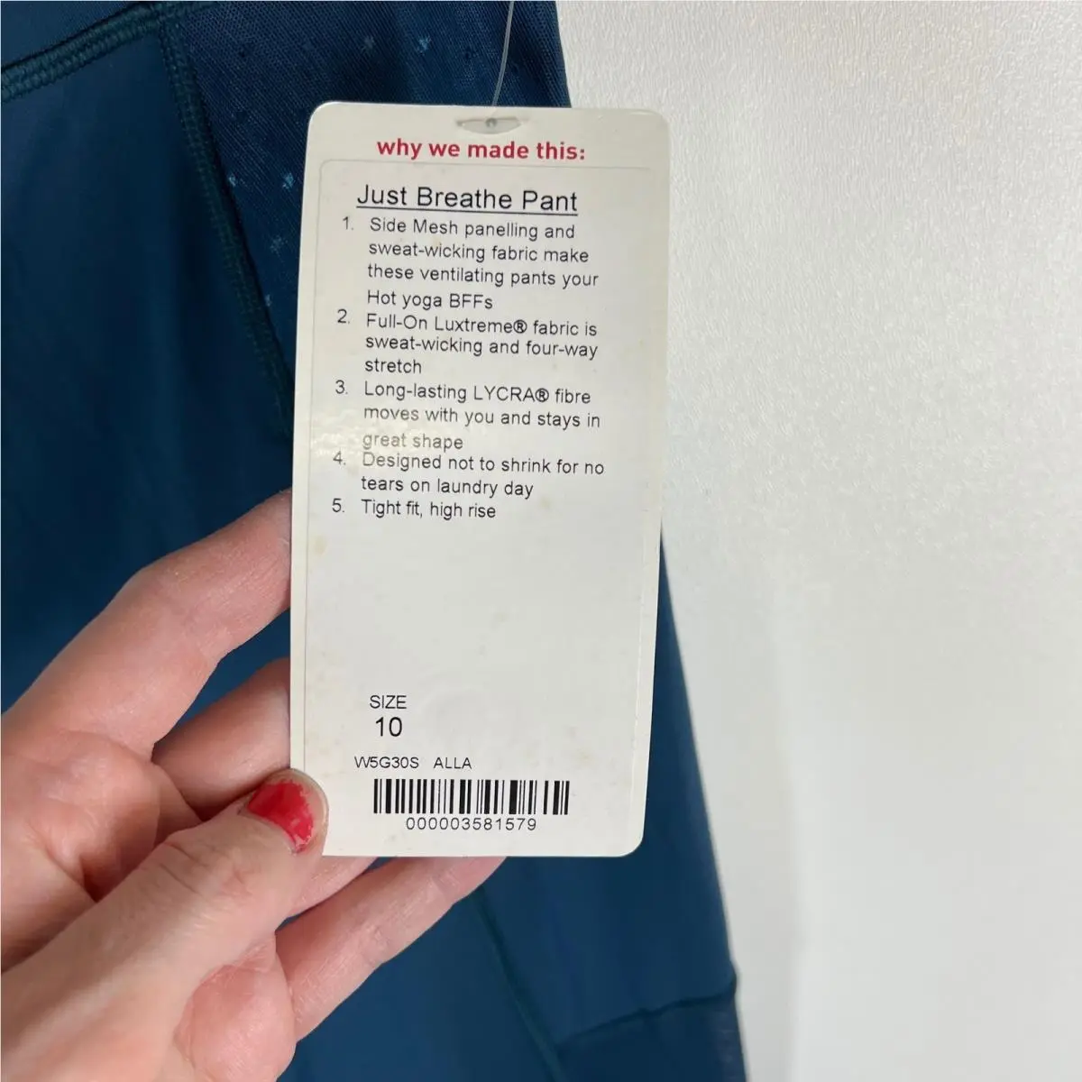 Lululemon clothing - Blue 2