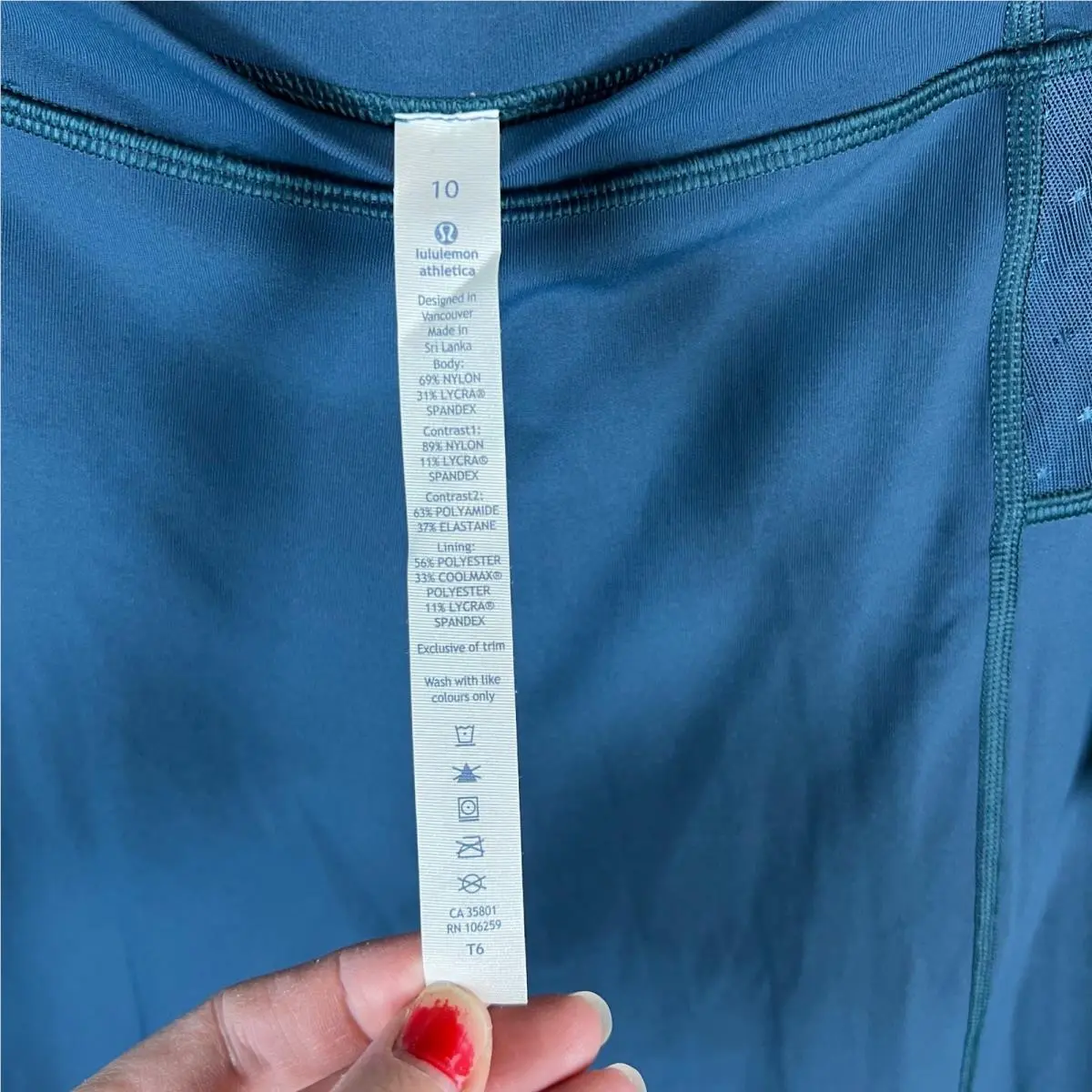 Lululemon clothing - Blue 3