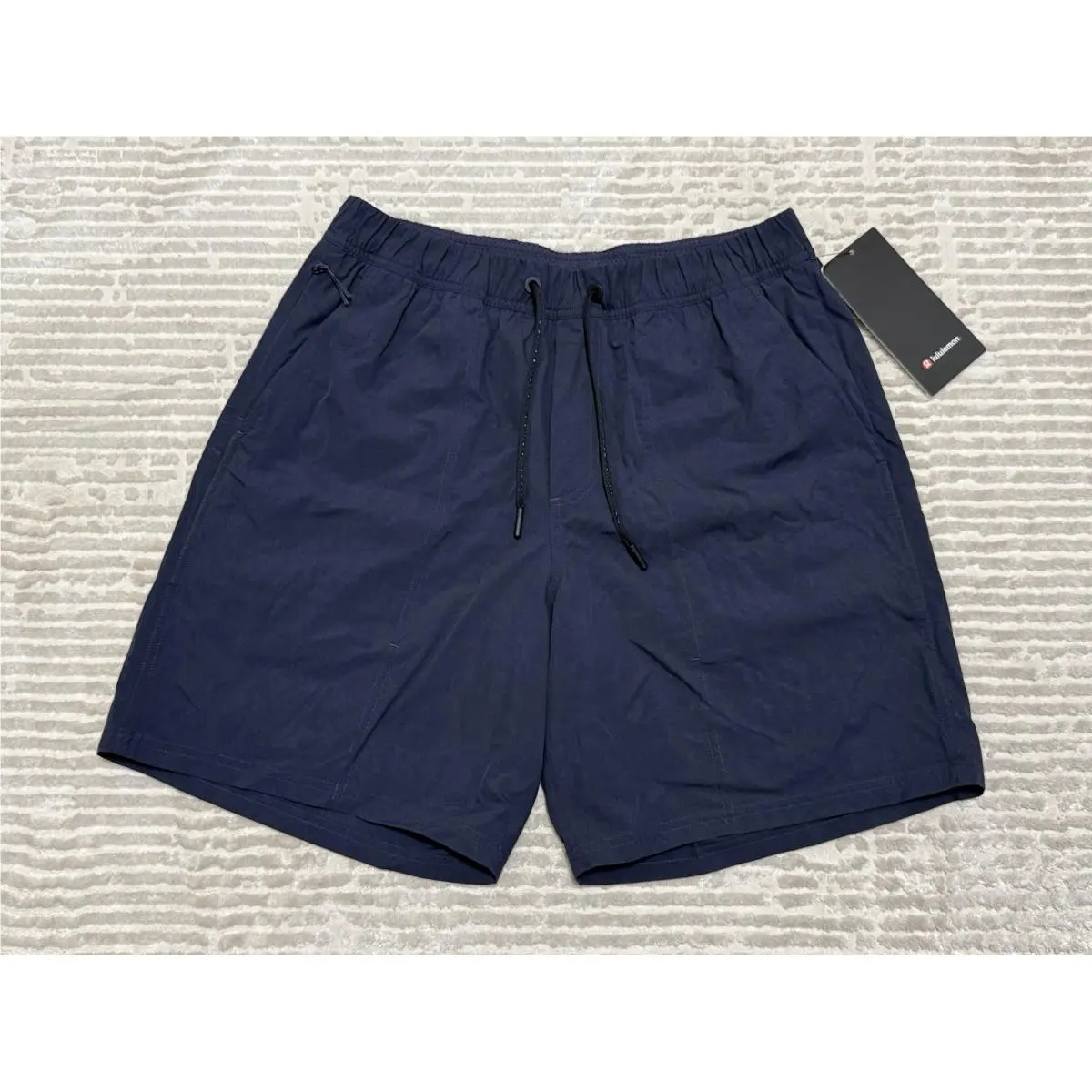 Lululemon Beach To Trail Short Pool Swim Trunks 7 Inch Black Night - Medium