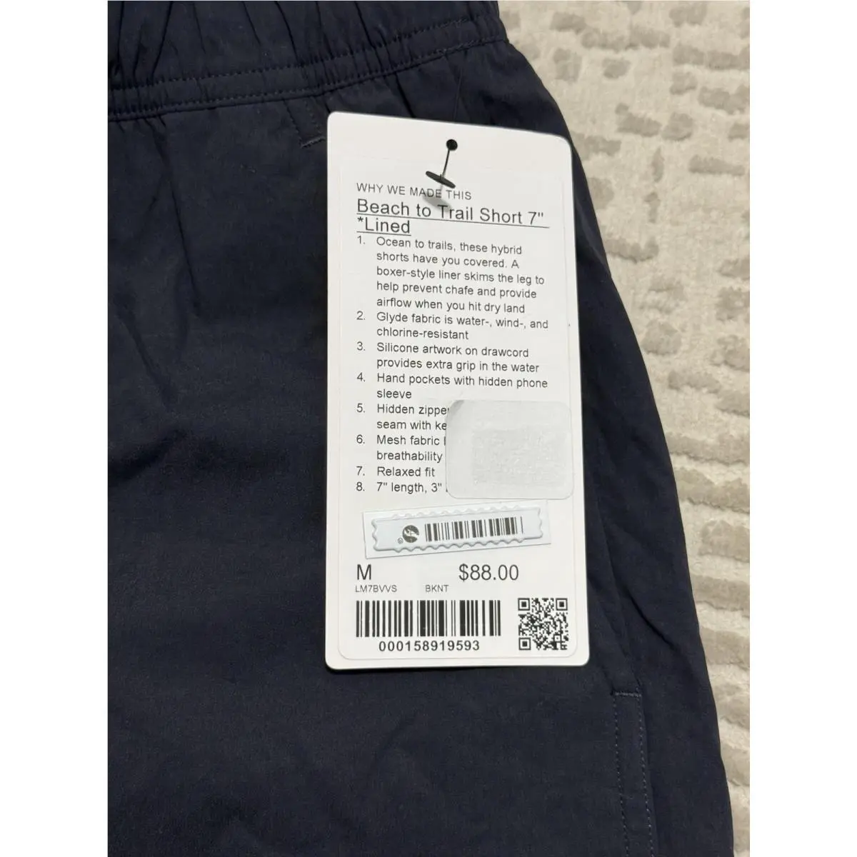 Lululemon clothing - Lululemon Beach To Trail - Beach Trail - Black 2