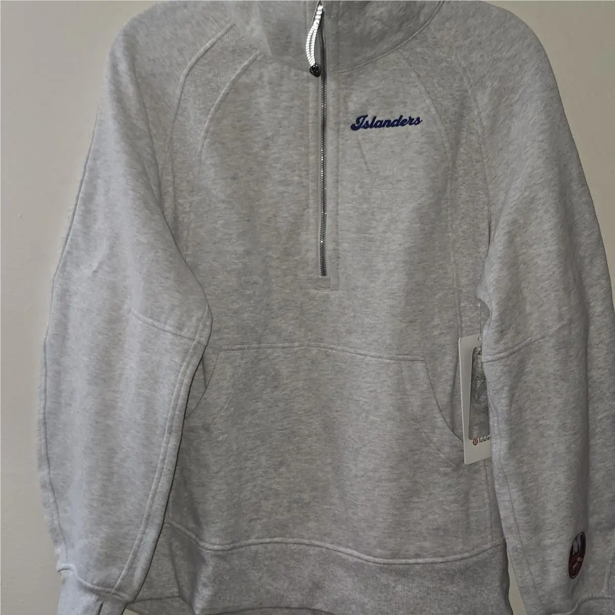 Lululemon York Islanders Scuba Oversized Funnel Neck Half Zip XL/2XL Nhl