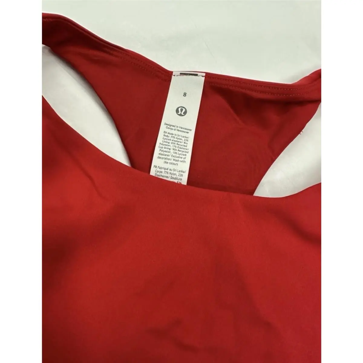 Lululemon clothing - lululemon Wunder Train Racerback Tank - LW1FOJS - Red 2