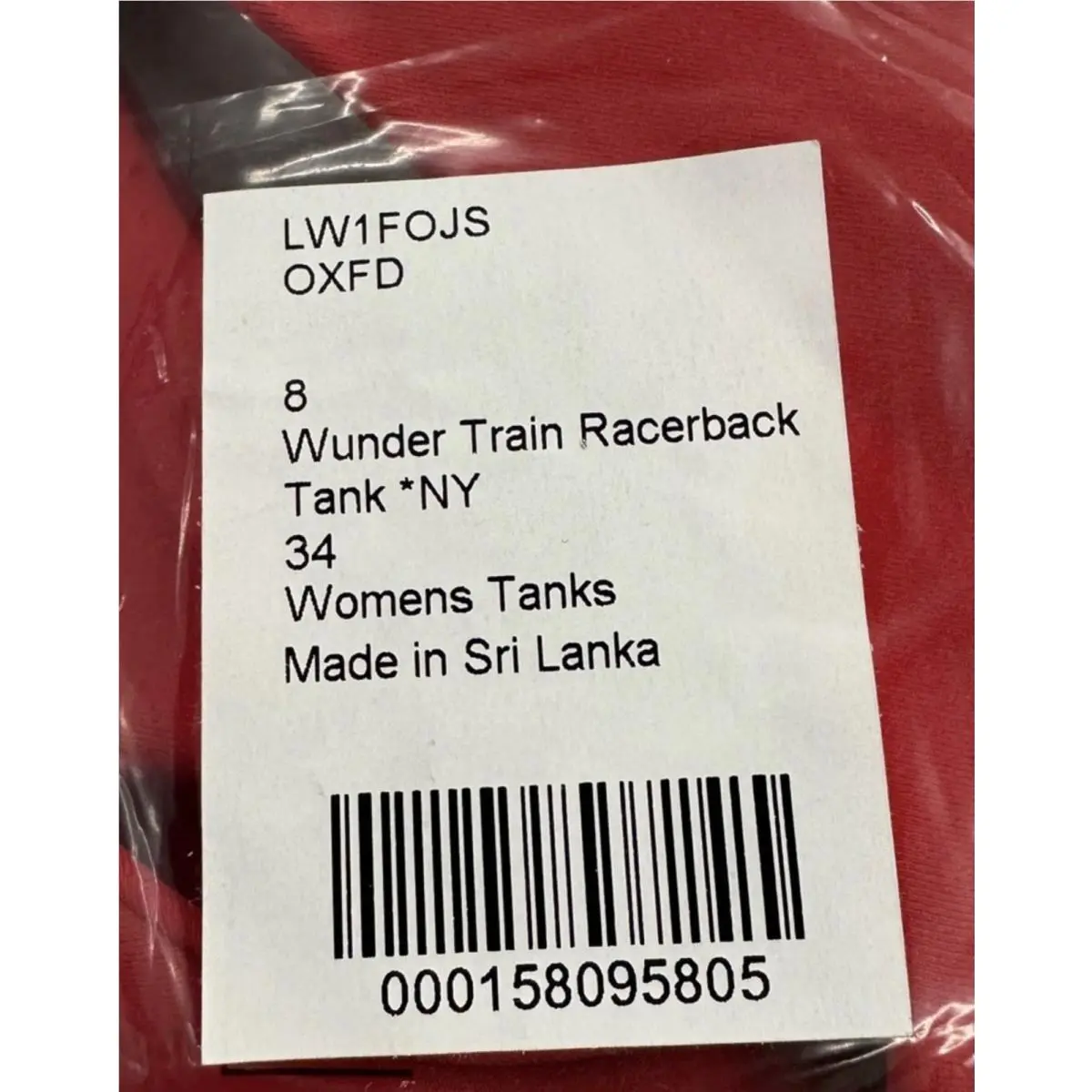 Lululemon clothing - lululemon Wunder Train Racerback Tank - LW1FOJS - Red 3