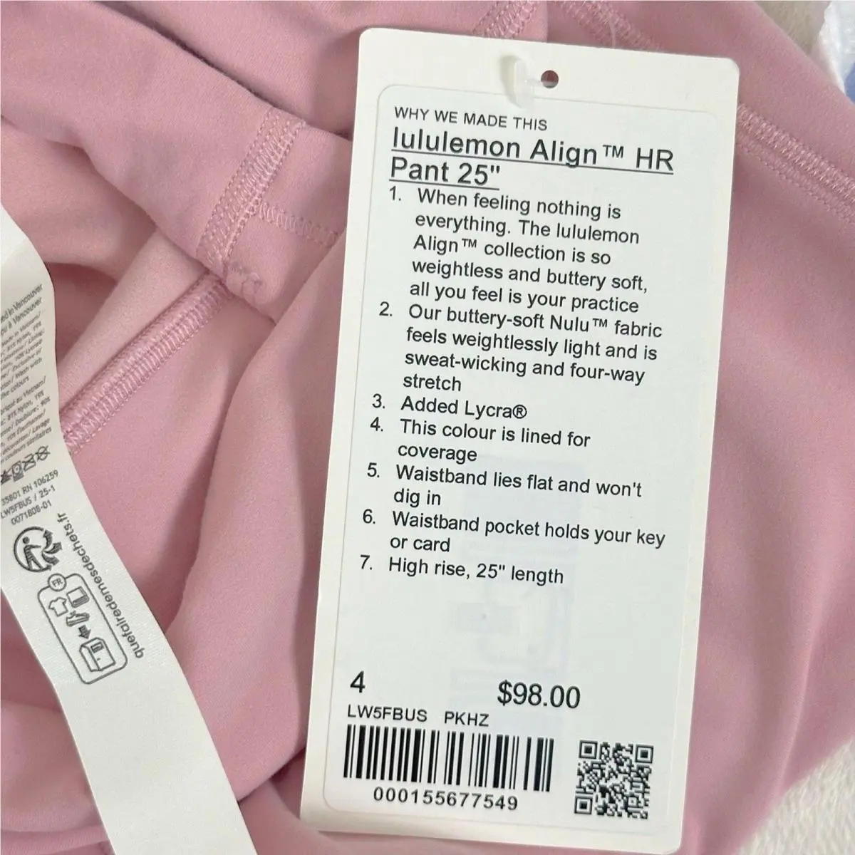 Lululemon clothing - Pink 7