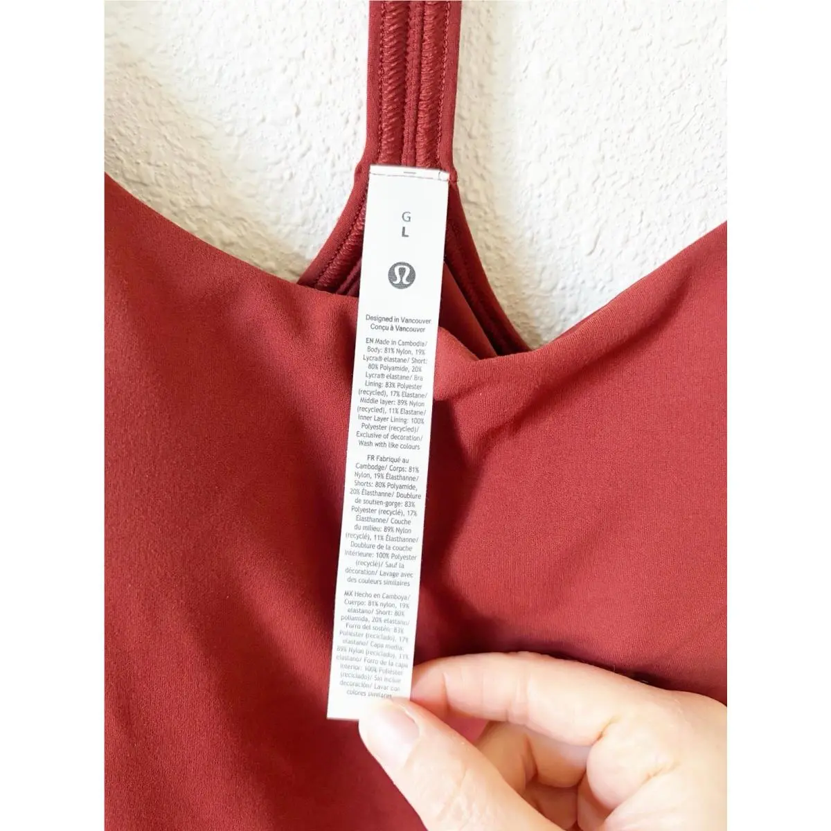 Lululemon clothing - Red 2