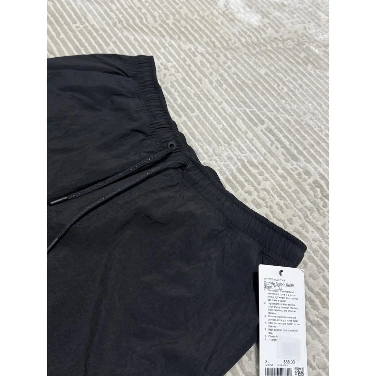 Lululemon clothing - Lululemon Crinkle - Crinkle - Black 1