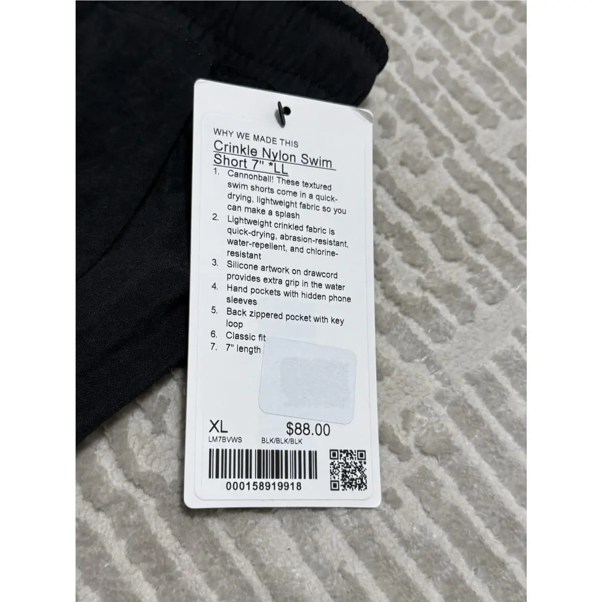 Lululemon clothing - Lululemon Crinkle - Crinkle - Black 4