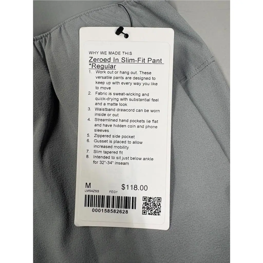 Lululemon clothing - Gray 3