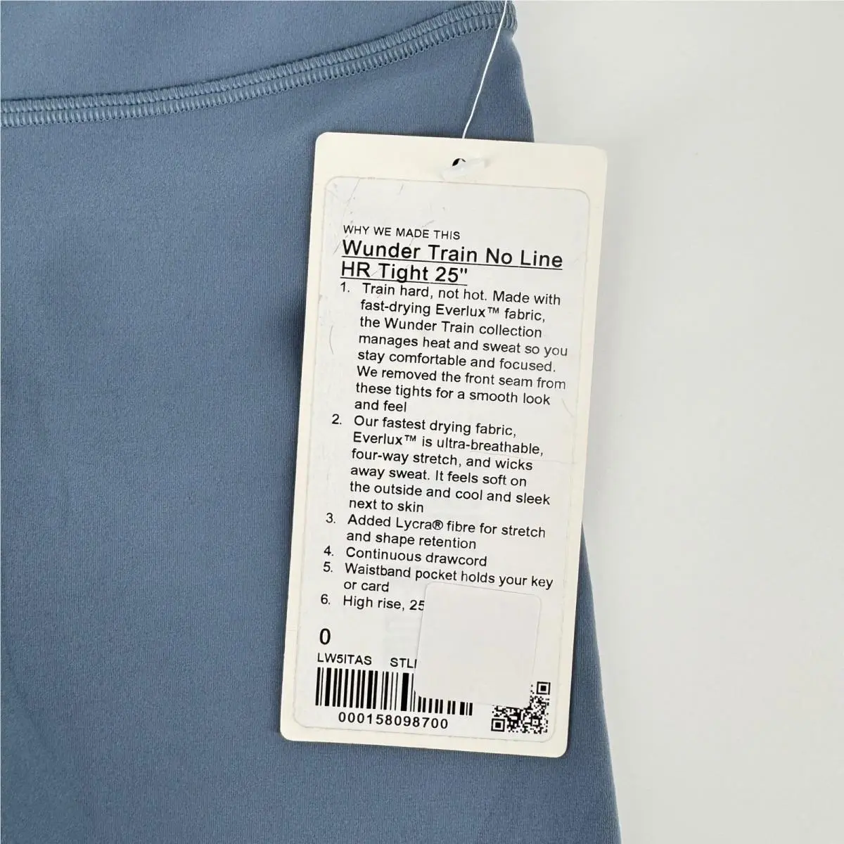 Lululemon clothing - Wunder Train No Line HR Tight 25