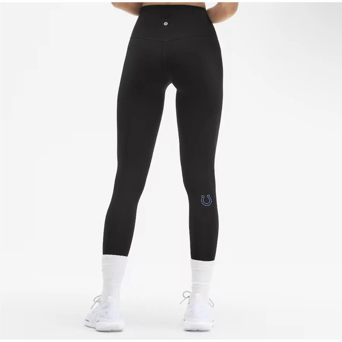 Lululemon Indianapolis Colts Black Align High-rise Pant 25 Women Sz 8