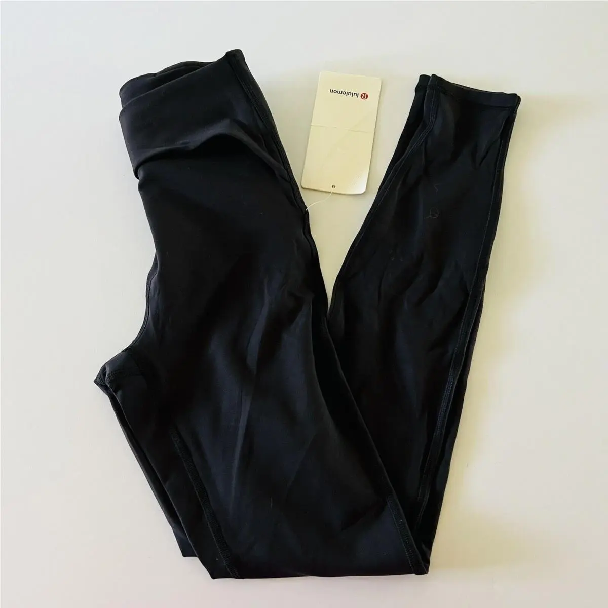 Lululemon Athletica Black Power Within Shr Pant 28 Leggings - US 4