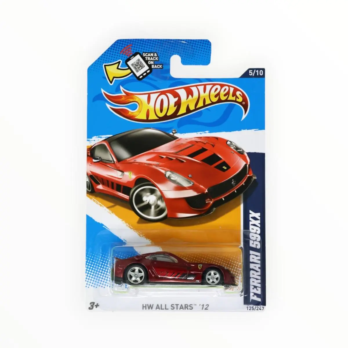 Hot Wheels Ferrari 599XX 125/247 - Super Treasure Hunt - 2012 A