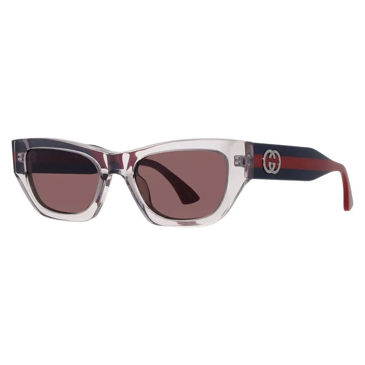 Brown Cat Eye Ladies Sunglasses GG2116S 005 52 GG2116S 005 52 by Gucci