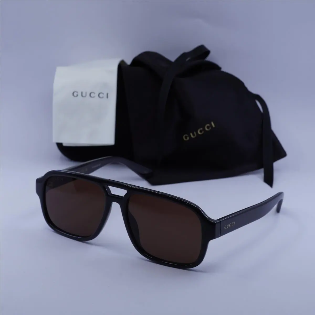 GG1342S 005 Antracite Grey/brown 59-16-145 Sunglasses by Gucci