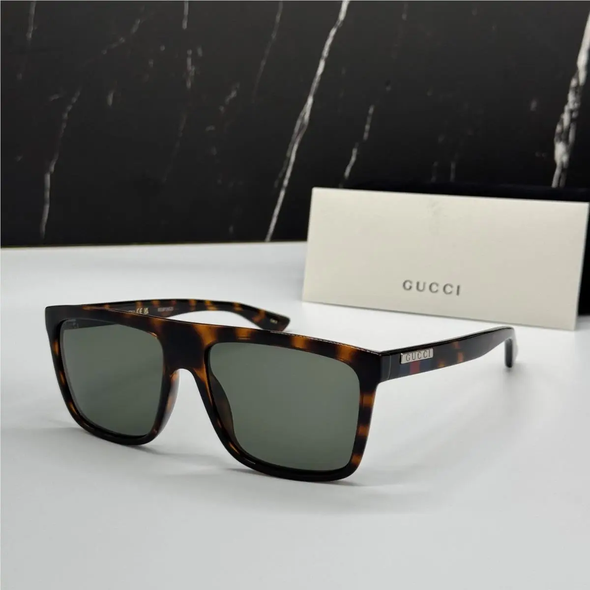 Sunglasses GG0748S 003 Havana Eyewear by Gucci