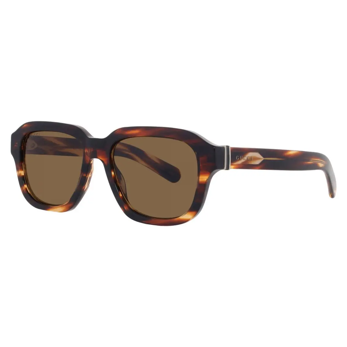 Brown Square Men`s Sunglasses GG1508S 002 55 GG1508S 002 55 by Gucci