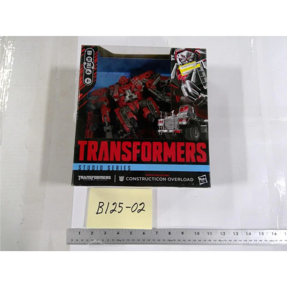 Transformers Studio Series Constructicon Overload Figure Hasbro Toy Red