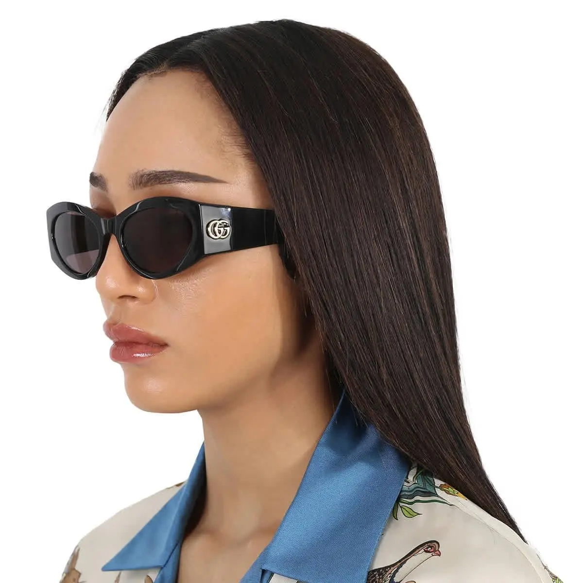 Grey Cat Eye Ladies Sunglasses GG1401S 001 53 GG1401S 001 53 by Gucci