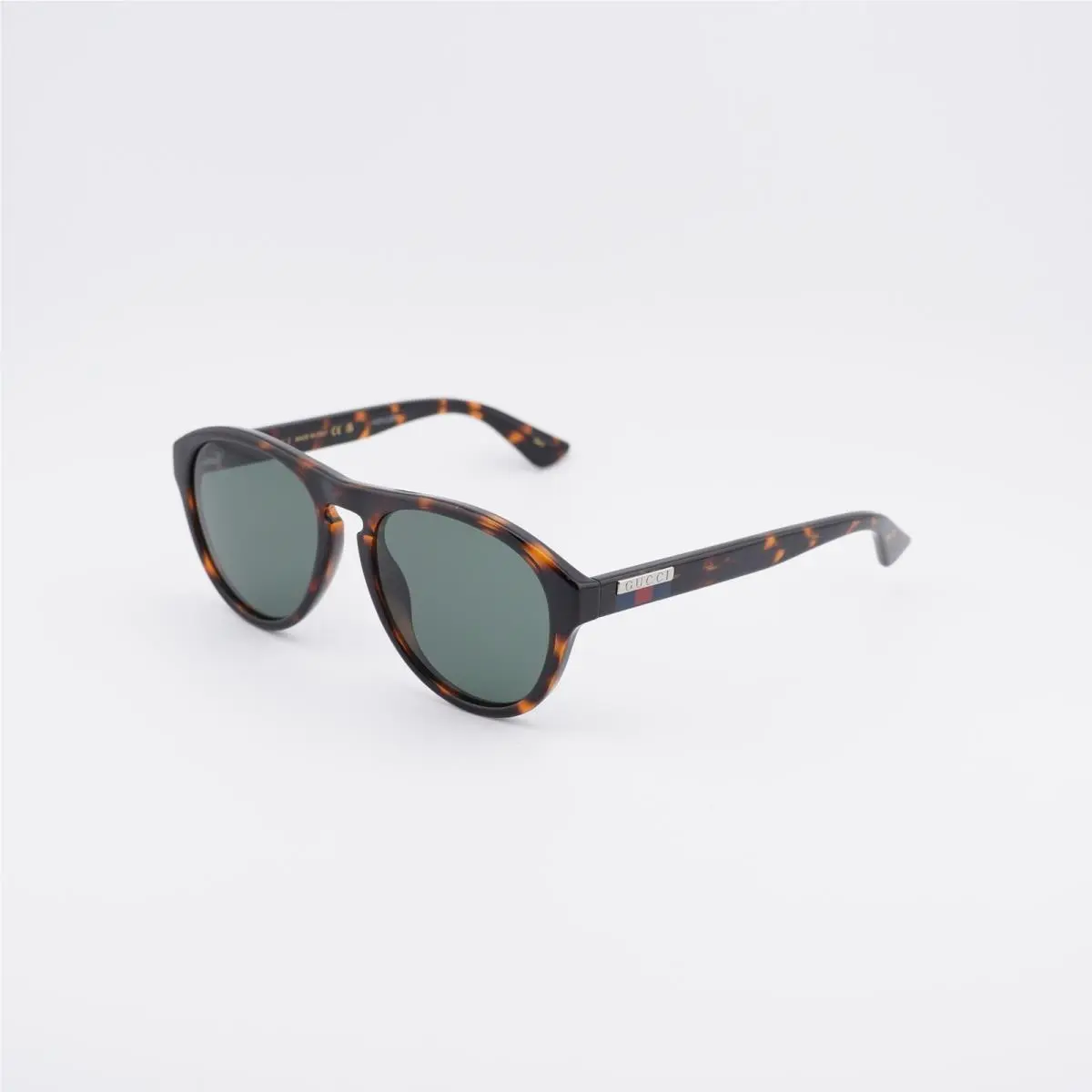 GG0747S 003 Havana/green 55-19-145 Sunglasses by Gucci