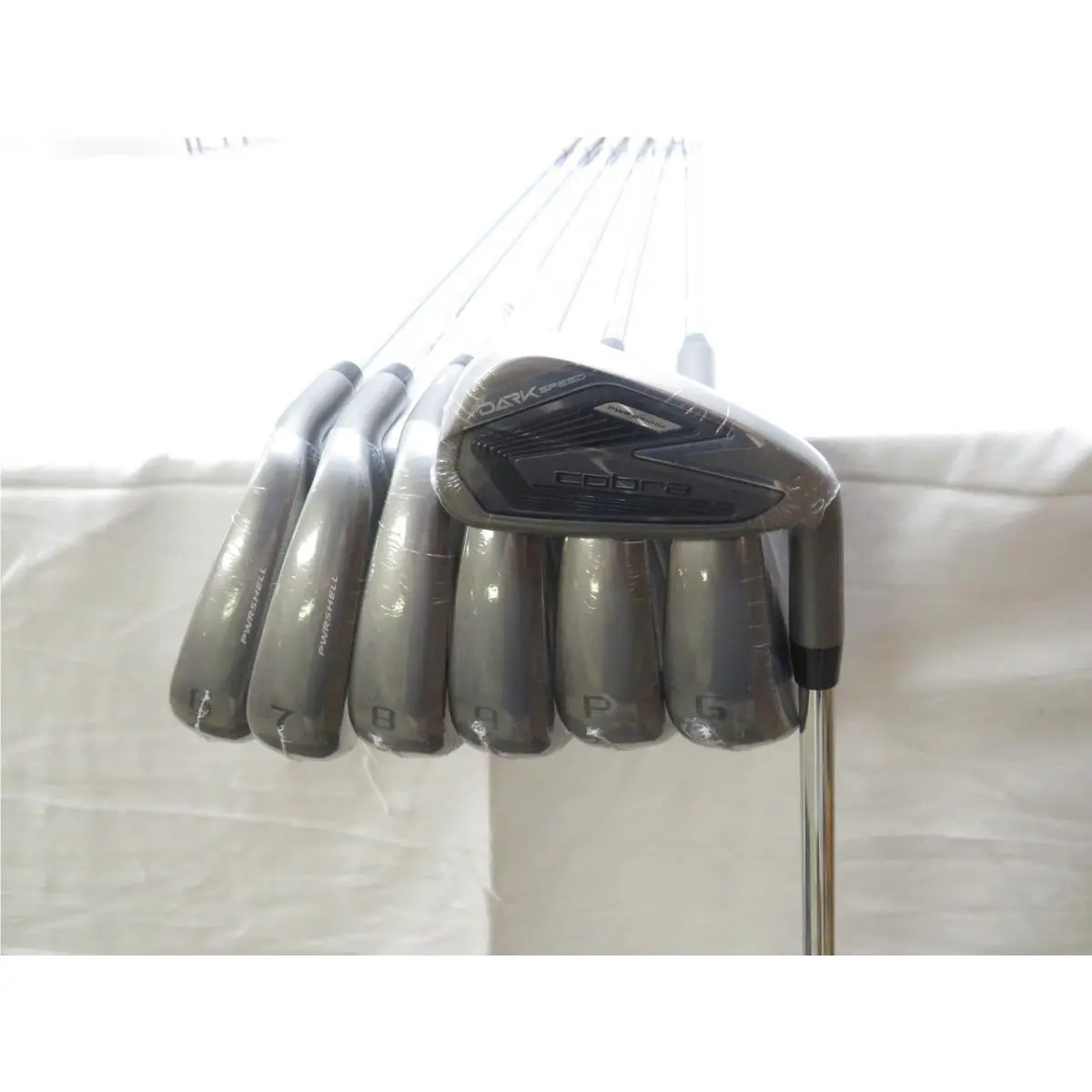 Cobra Dark Speed Iron Set 5-PW GW Kbs Tour Lite Stiff Flex Steel Shafts