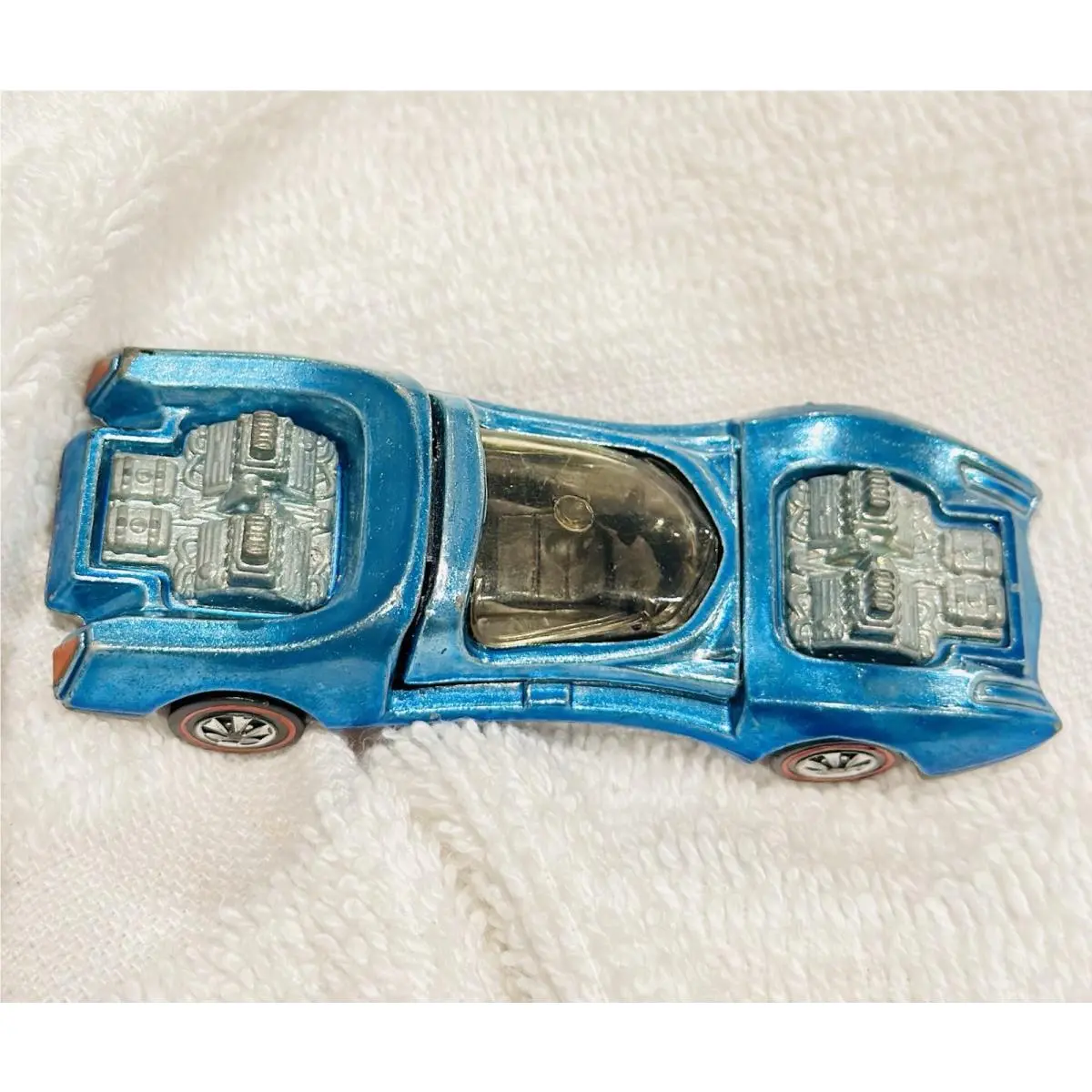 Vintage Hot Wheels Redline 1970 Mod Quad Faded Blue
