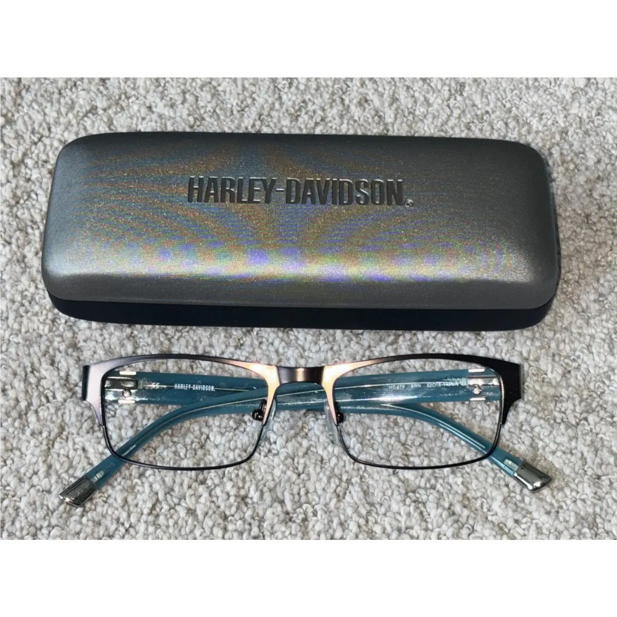 Harley Davidson Eyeglass Frames - HD478 - Mens Womens Unisex Plastic 52-18-145