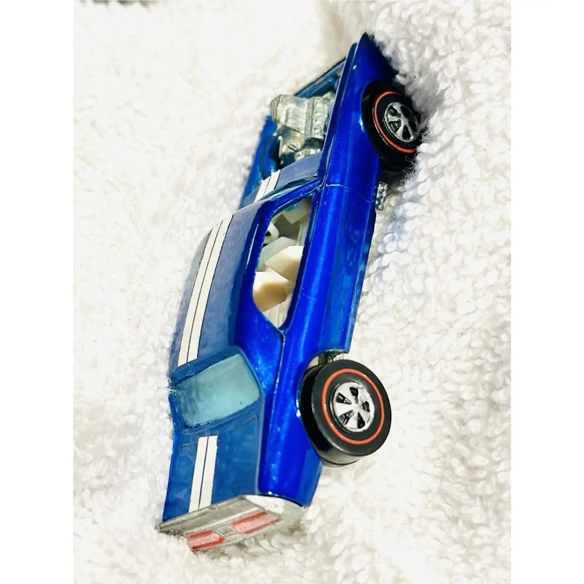 Vintage Hot Wheels Redline 1970 Nitty Gritty Kitty Blue White Interior Mint