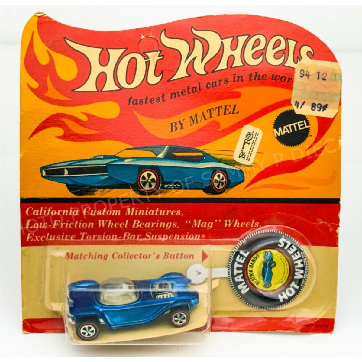 Hot Wheels Redline Beatnik Bandit Blue US White Interior in Blisterpack