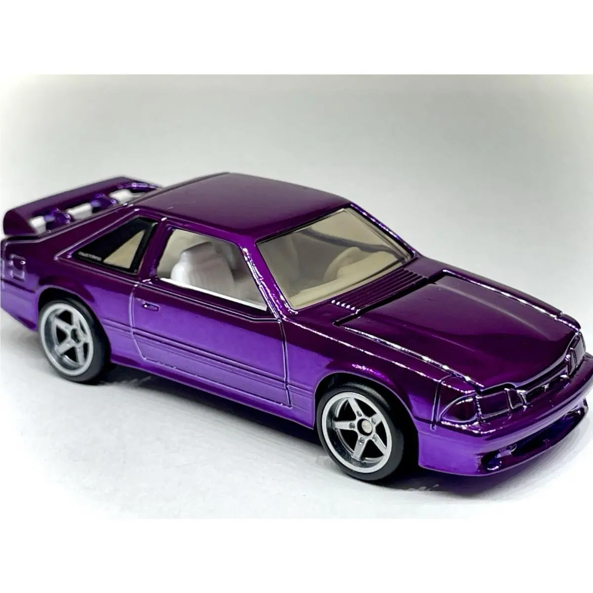 Hot Wheels 1993 Ford Mustang Cobra R Spectraflame Purple - Custom Made