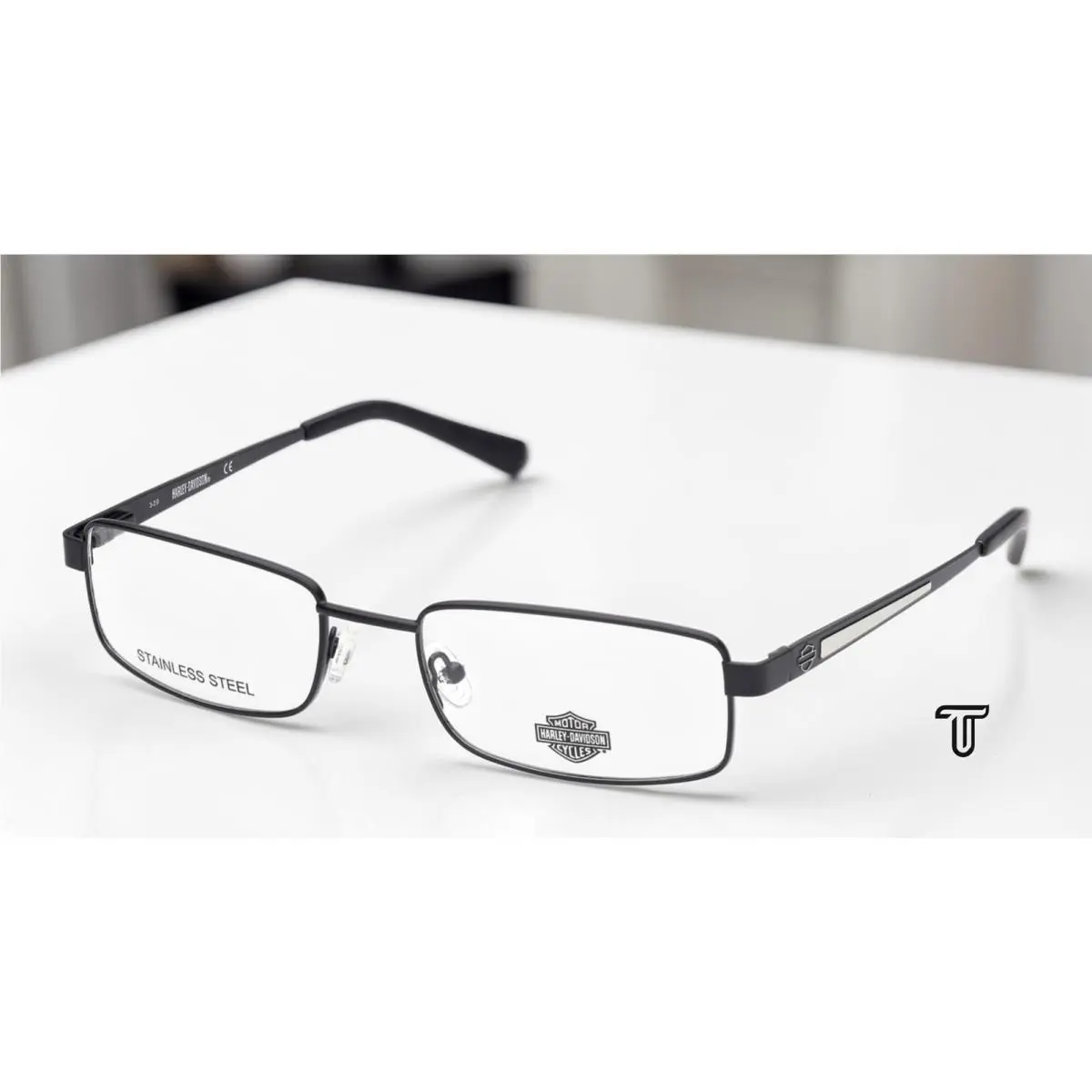 Harley Davidson HD0883 002 Metal Matte Black 56 mm Men`s Eyeglasses