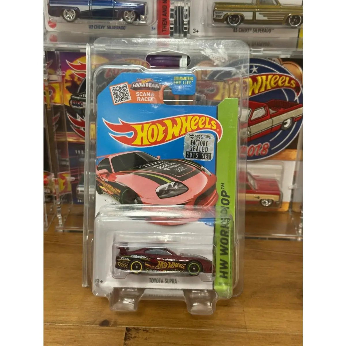 Hot Wheels 2015 Super Treasure Hunt Toyota Supra Sth W/protector