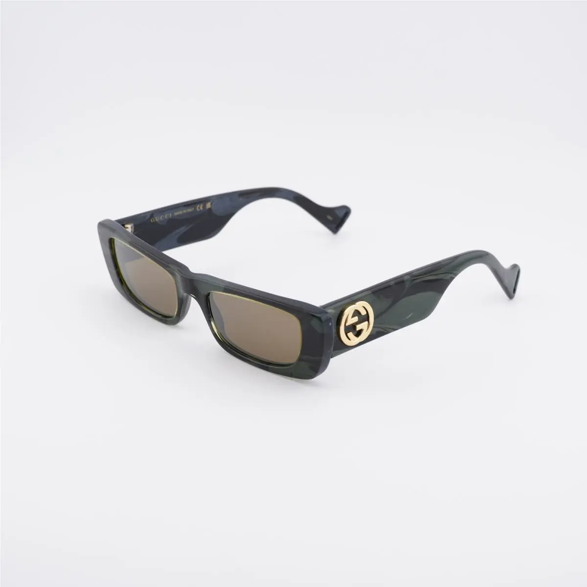 Gucci GG0516S 014 Military Green and Black Havana/bronze Mirror 52-20-145
