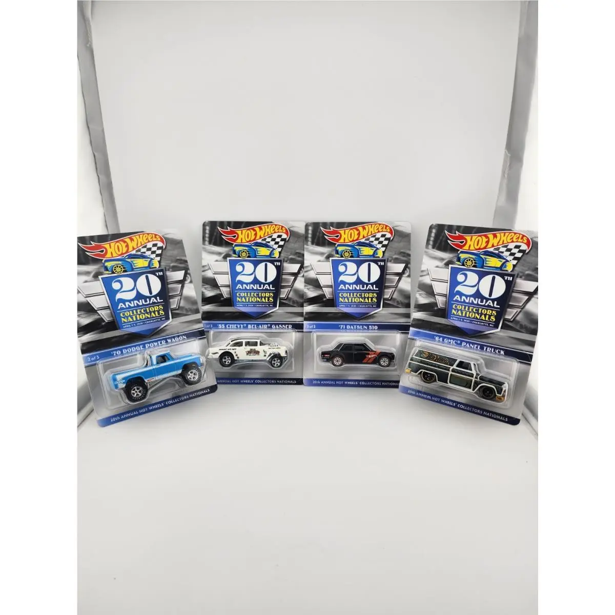 Hot Wheels 20th Nationals Set of 4 Cars