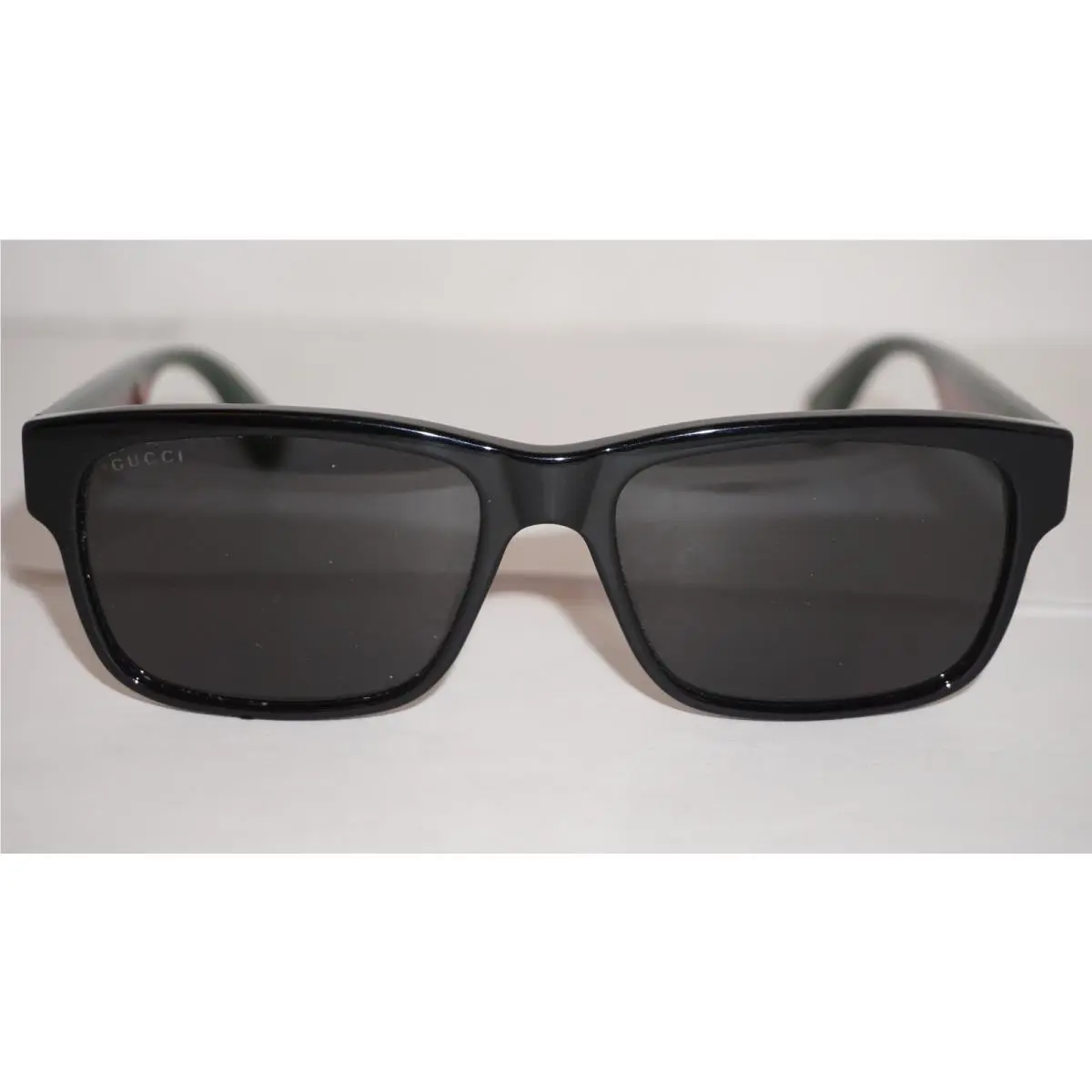 Sunglasses Black Green Red Grey GG0340S 001 56 17 150 by Gucci