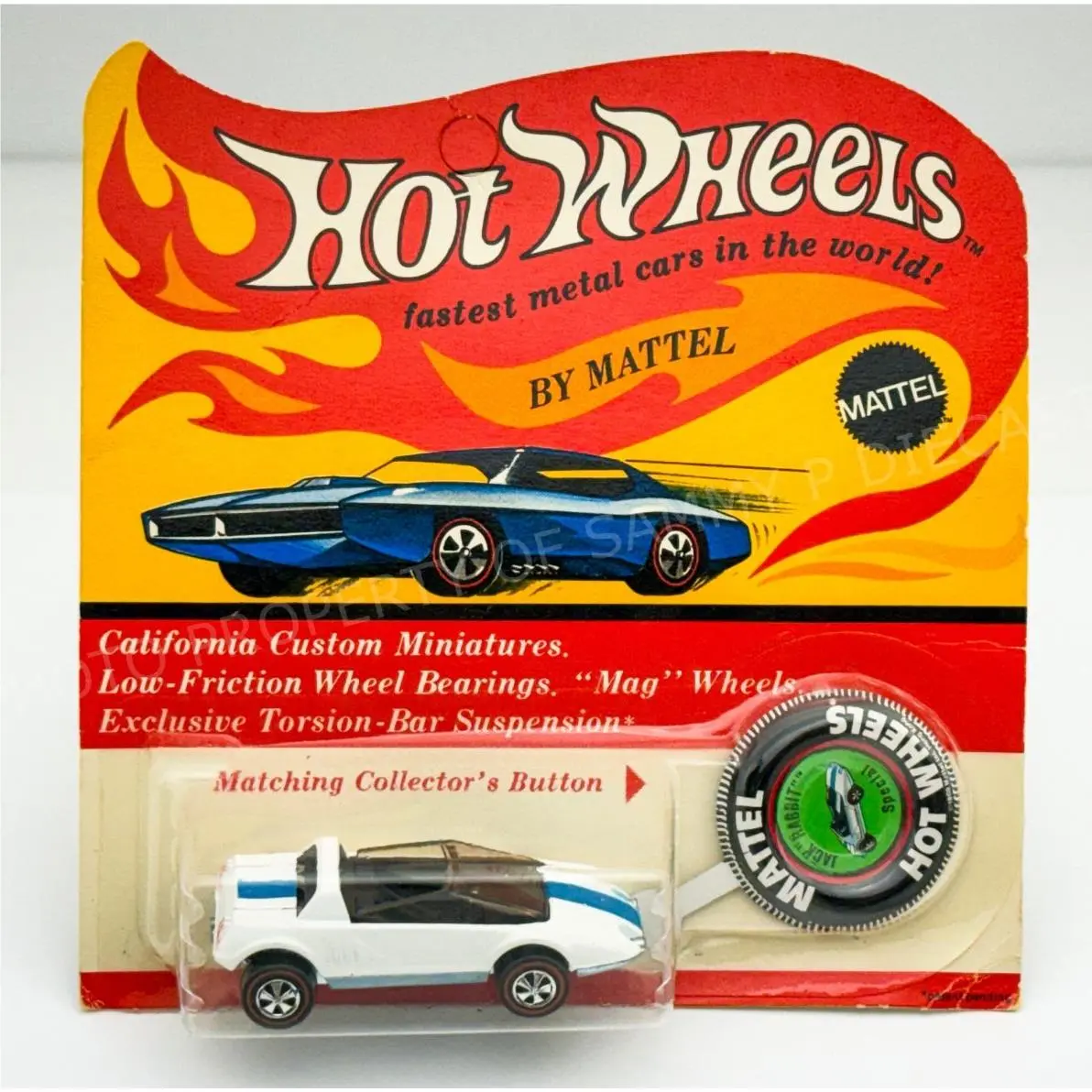 Hot Wheels Redline Jack Rabbit Special White US Black Interior Blisterpack