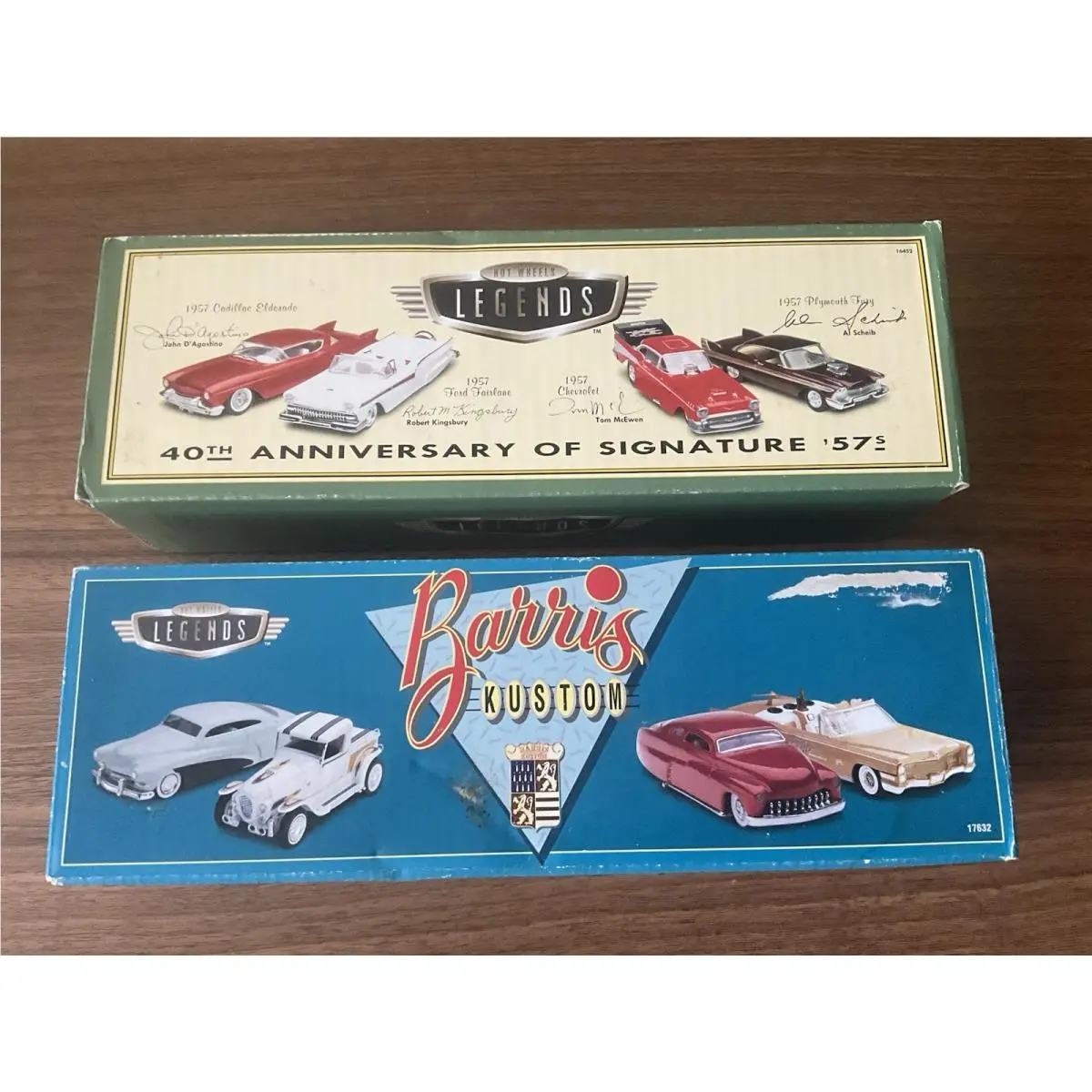 Hot Wheels Legends Barris Kustoms/40th Anniversary 1957’s 4 Car Sets