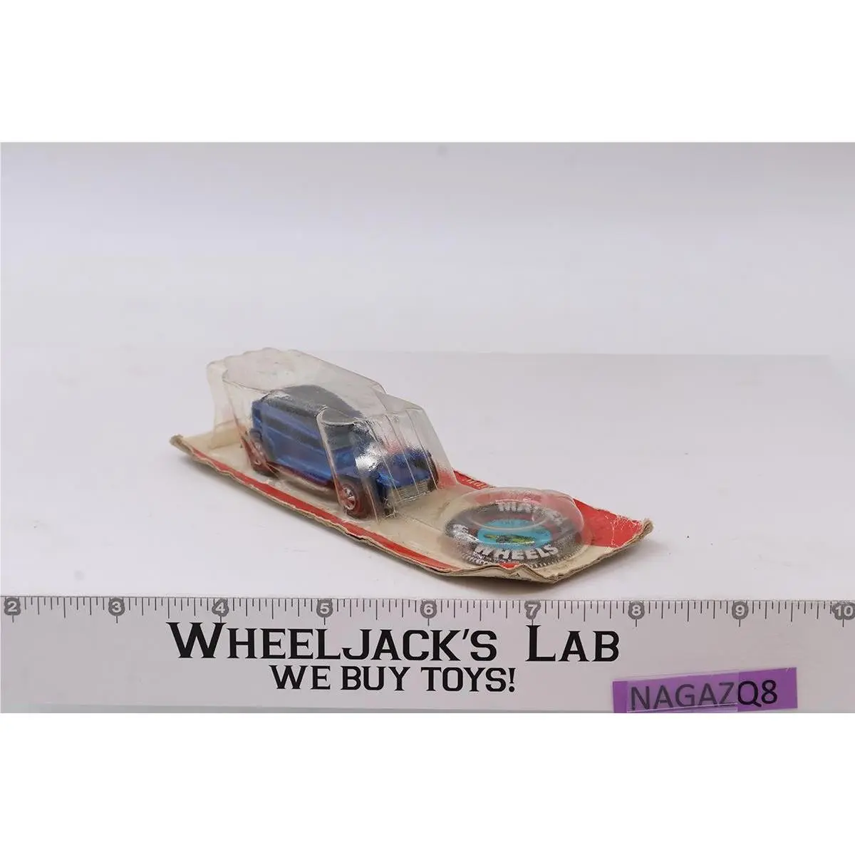 The Demon Blue 1969 1970 Redline Hot Wheels Mattel Vtg Redline RL w/ Button Mosc