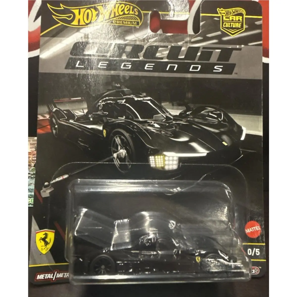 Hot Wheels Circuit Legends Chase Ferrari 499P with Plastic Protector