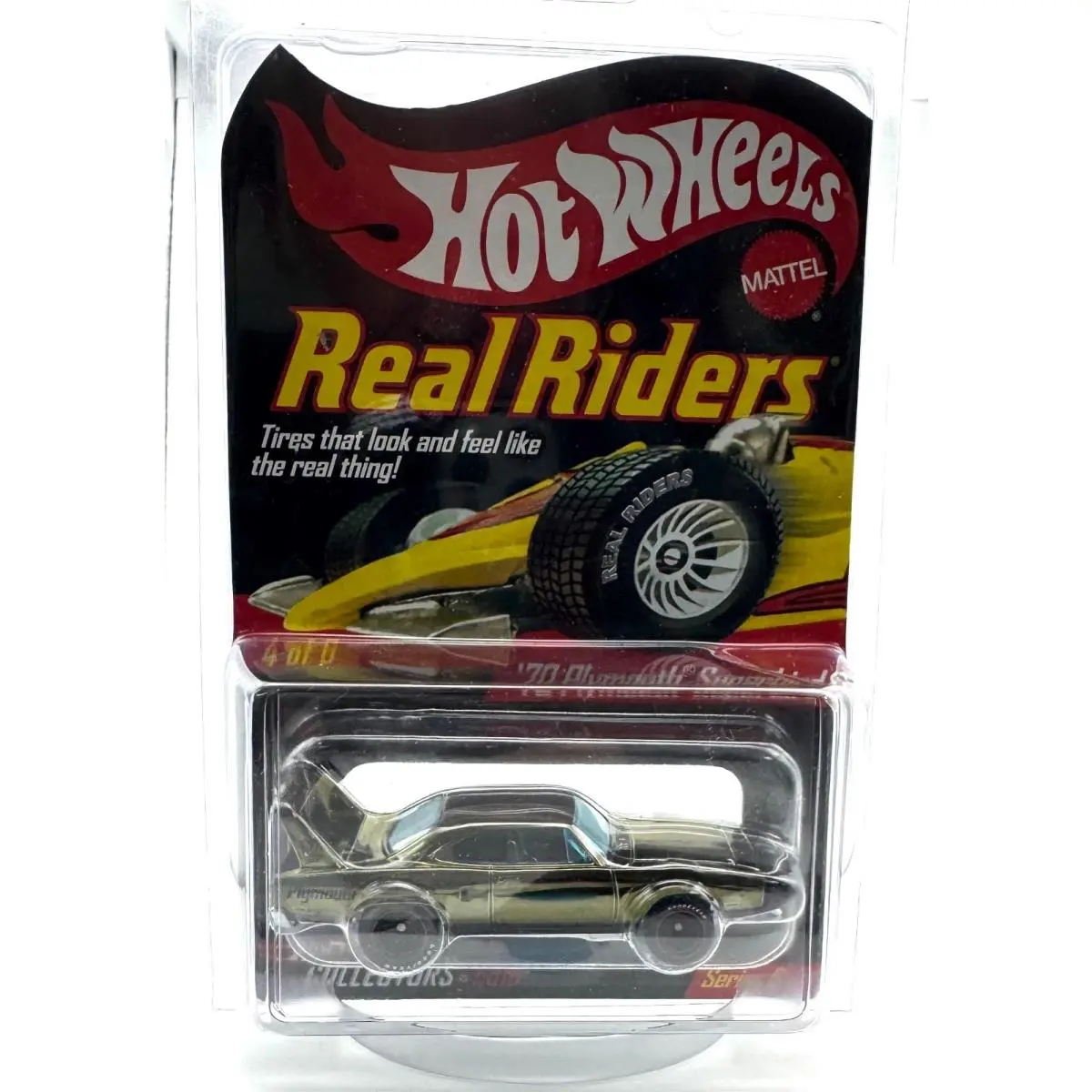 Hot Wheels Rlc Real Riders 1970 Plymouth Superbird Metallic Green 06350/11000