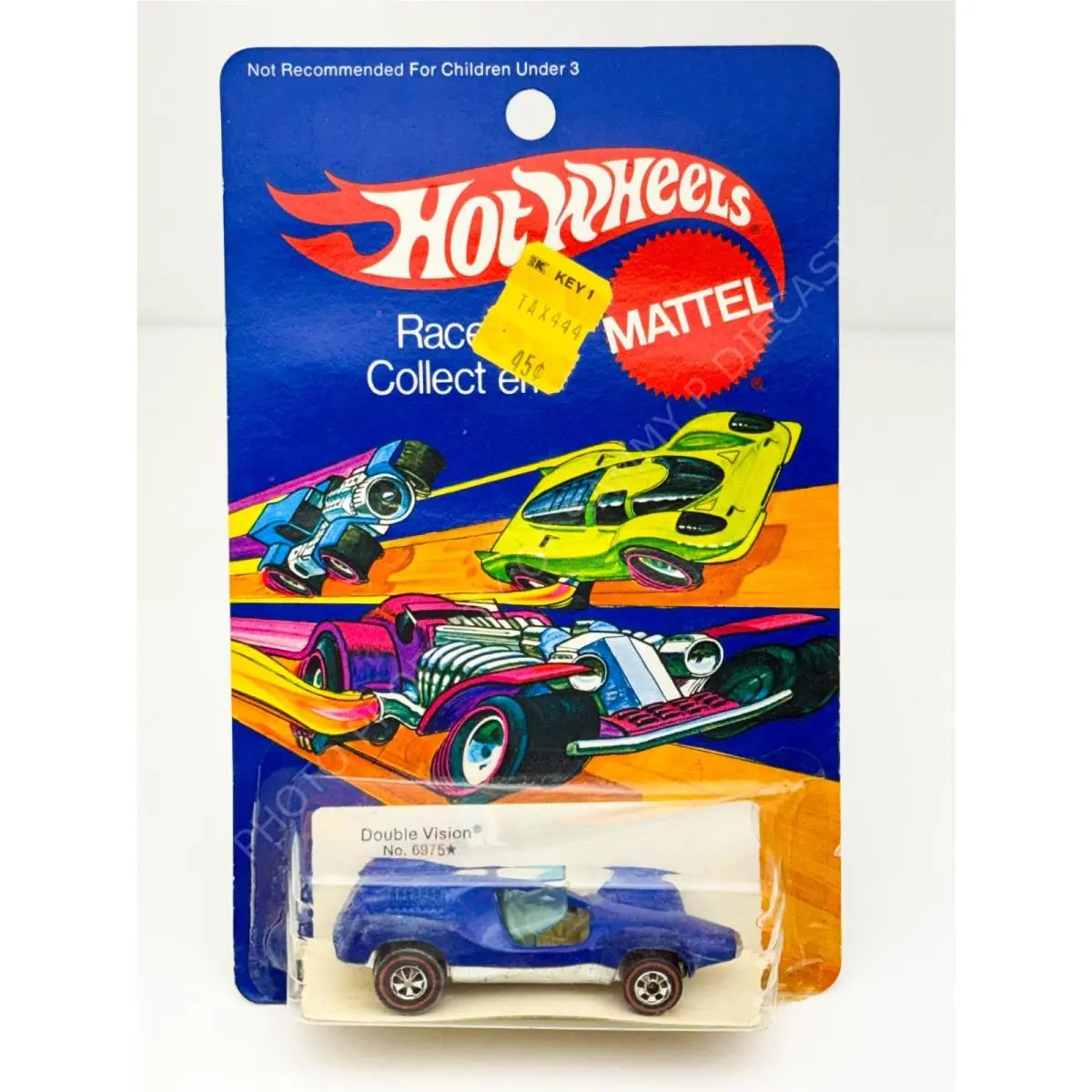 Hot Wheels Redline Double Vision 1973 Dark Blue Enamel in Blisterpack