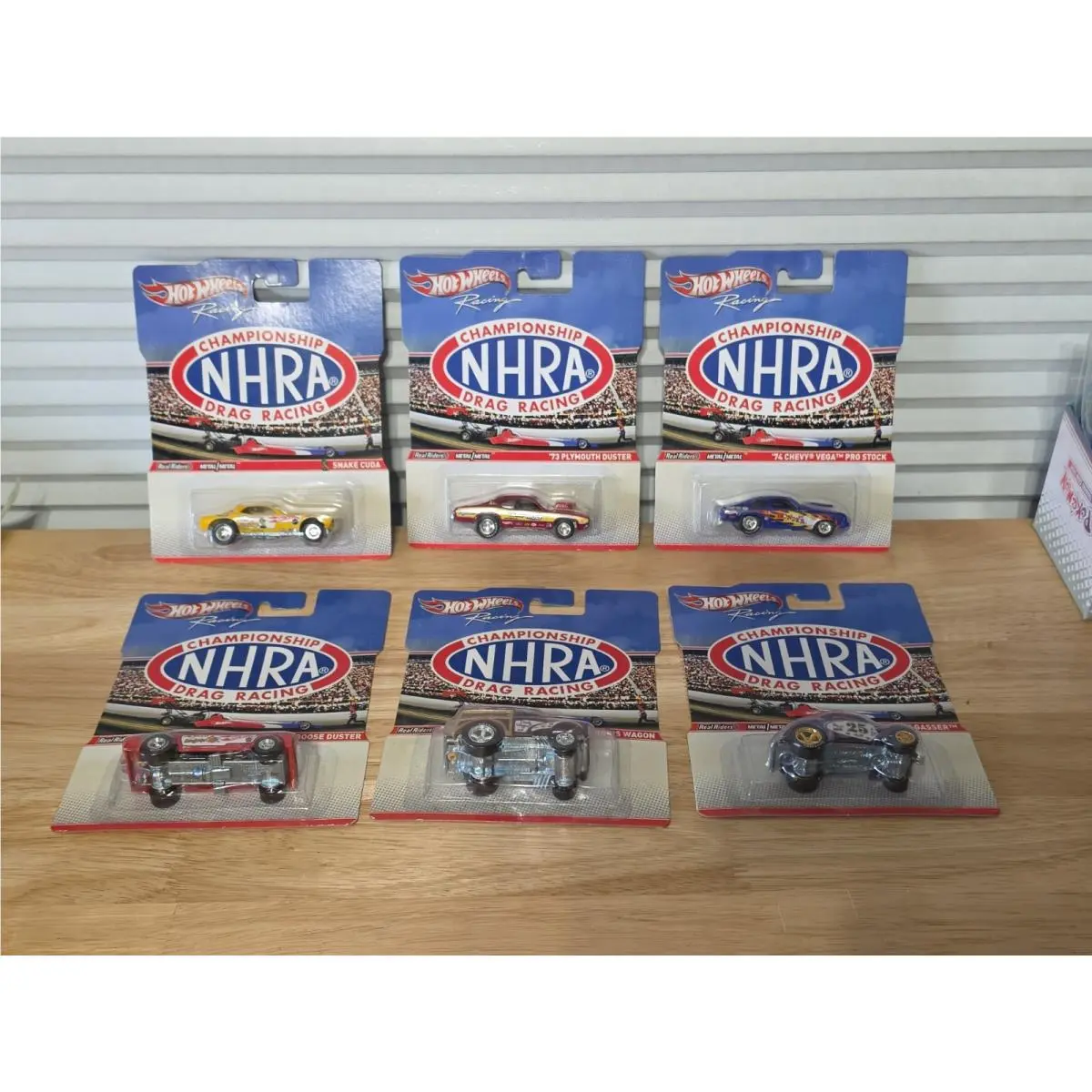 Hot Wheels Nhra Drag Racing 6 Pc Complete Set