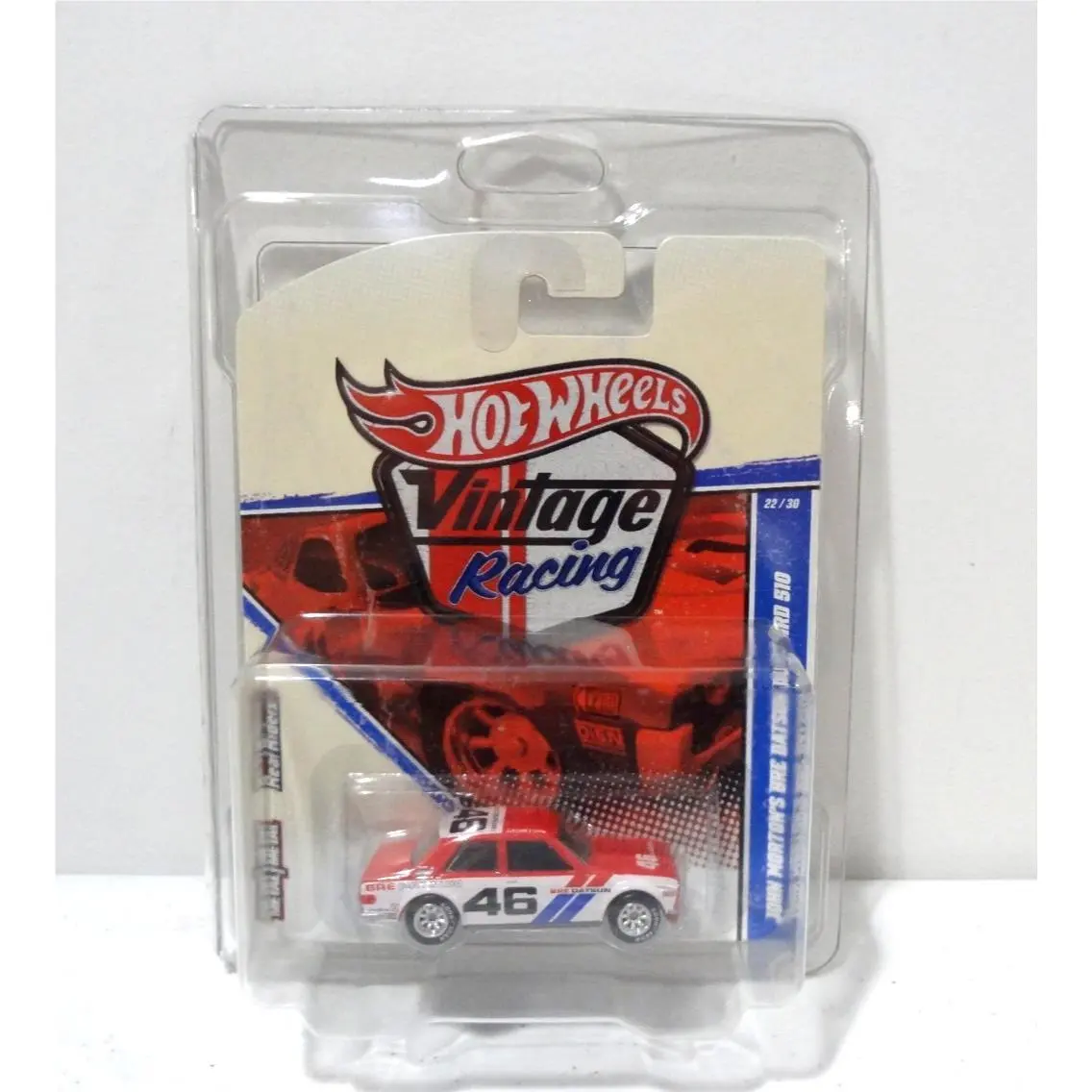 2010 Hot Wheels Vintage Racing John Morton`s Bre Datsun Bluebird 510 22/30 RR
