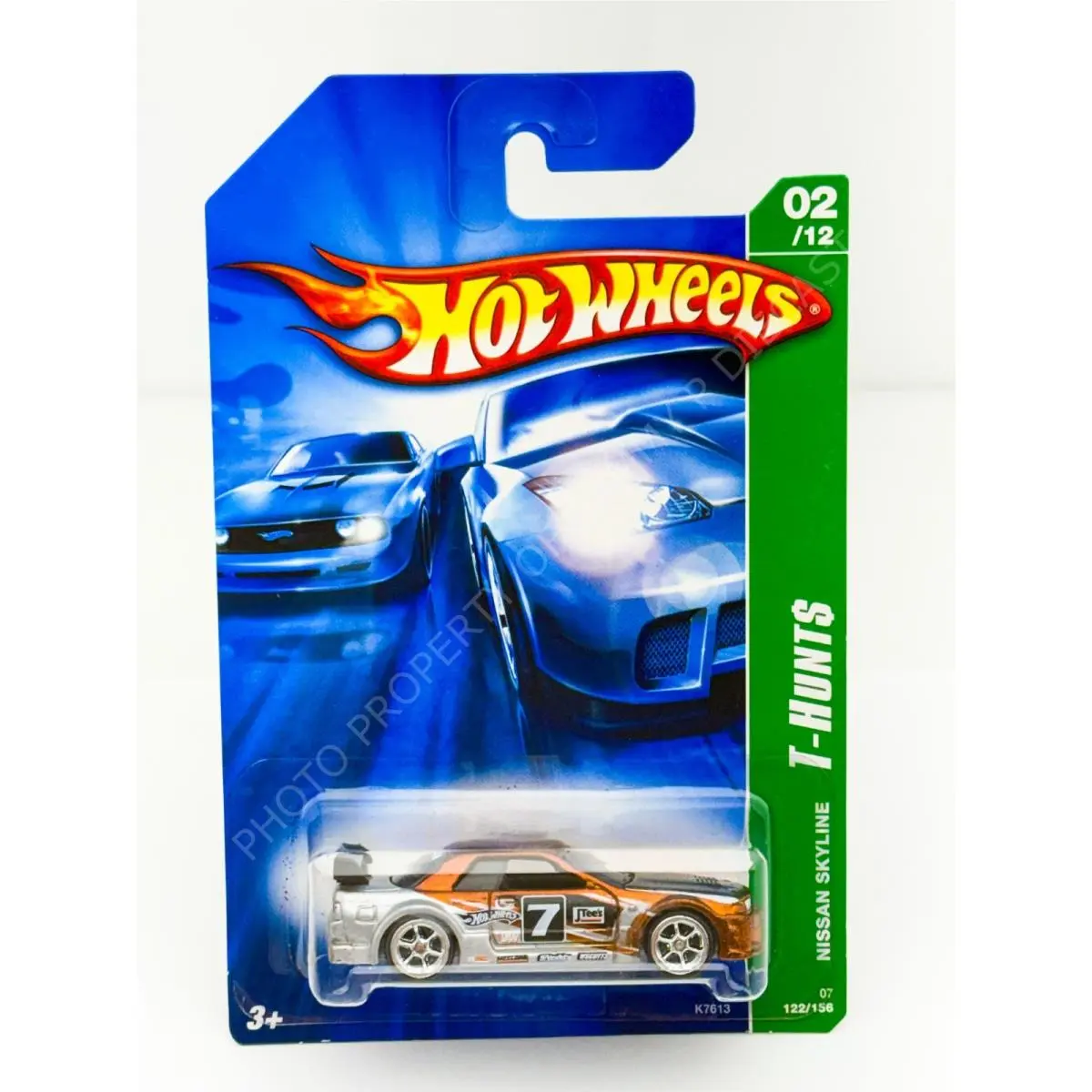 Hot Wheels 2007 Super Treasure Hunt Nissan Skyline Silver in Blister