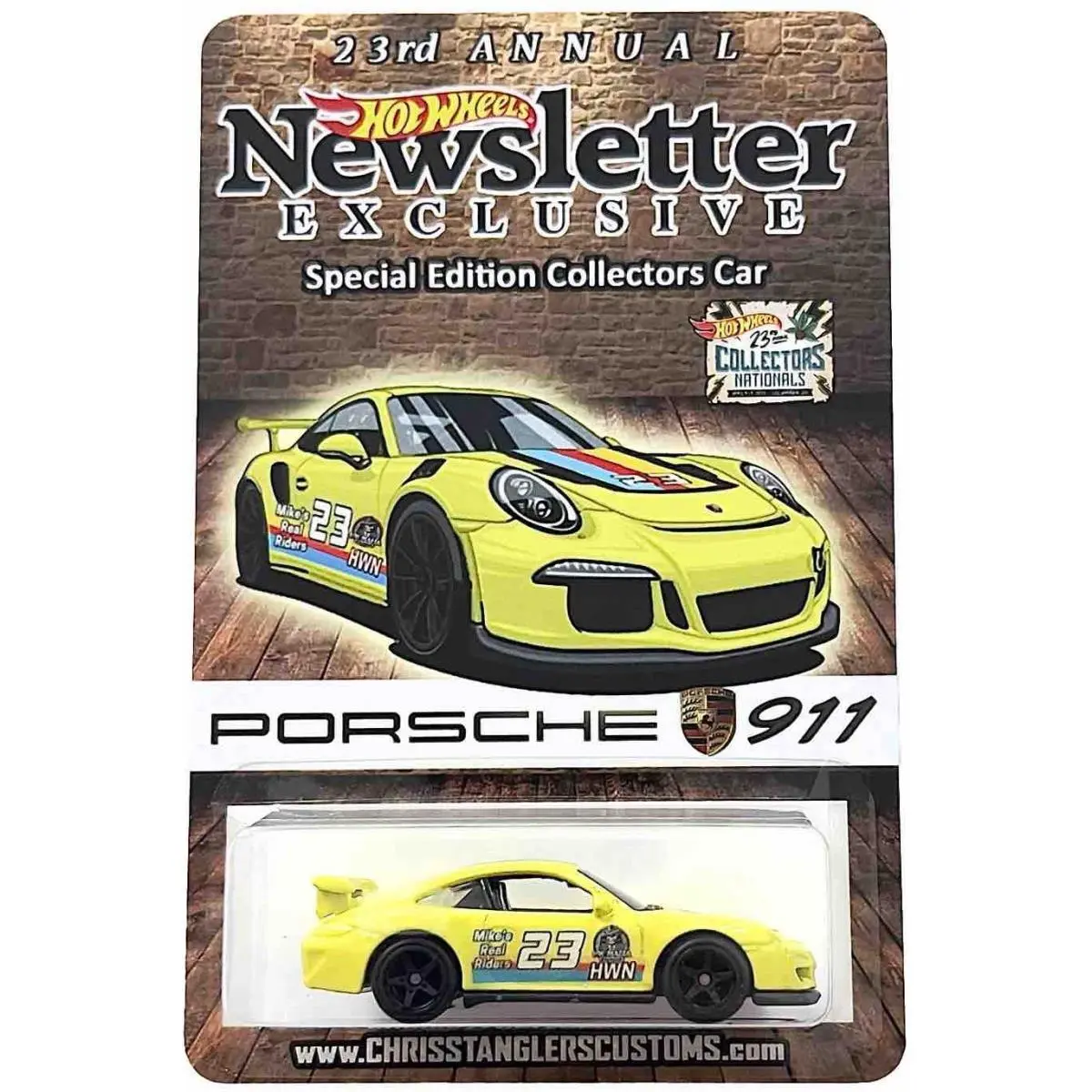 Hot Wheels Collectors Nationals Porsche 911 GT3 RS Newsletter Exclusive 1/120